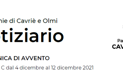 Notiziario settimanale – 16 ottobre
